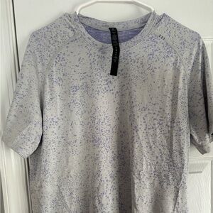 lululemon athletica Gray and Purple Speckled Tee